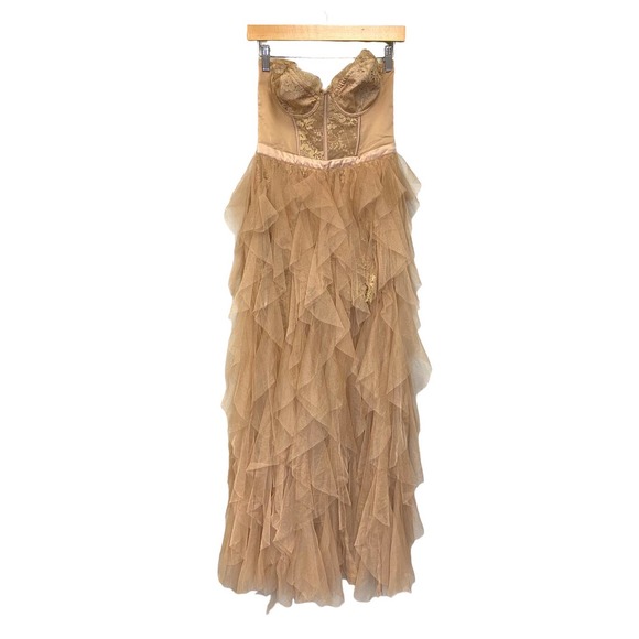 NWT for Love & Lemons Bustier Gown Warm Taupe Size M - Picture 4 of 14